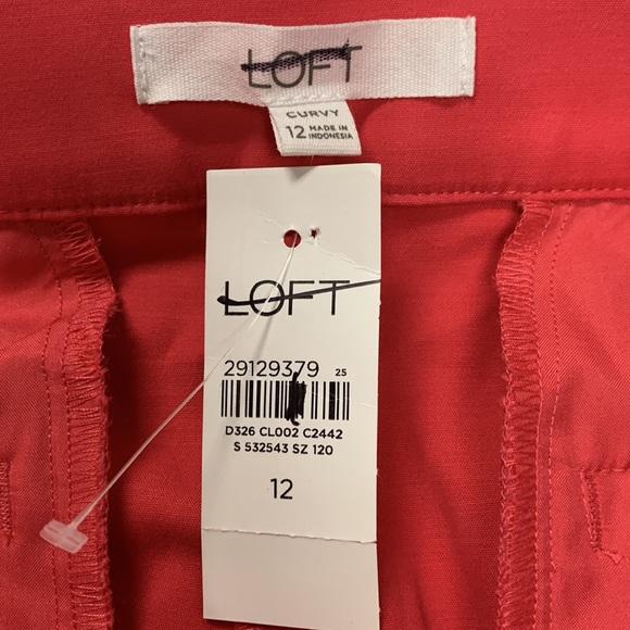 NWT - LOFT Curvy Riviera Slim Pants (12) - Picture 2 of 3